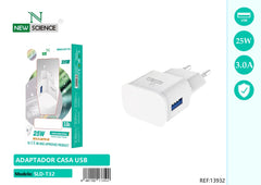 NewScience®Zidni brzo punjač USB 25W Model:13932