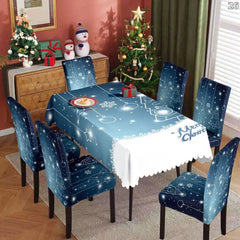 Set stolnjaka i 6 univerzalnih navlaka za stolice