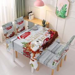 Set stolnjaka i 6 univerzalnih navlaka za stolice