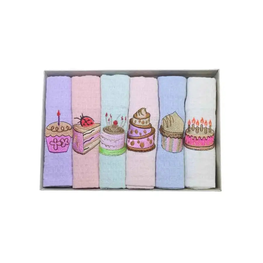 Krpe - set od 6 kuhinjskih krpa - 40x60cm Torta