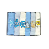 Krpe - set od 6 kuhinjskih krpa - 40x60cm Morski