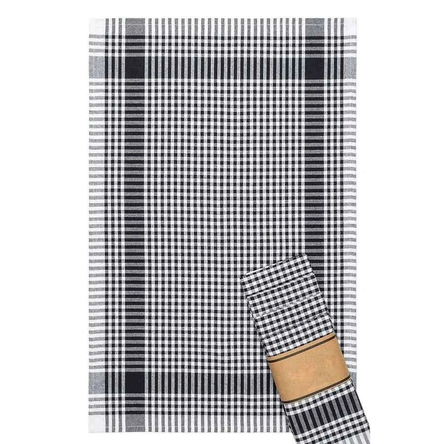 Set kuhinjskih krpa 100% pamuk Crna